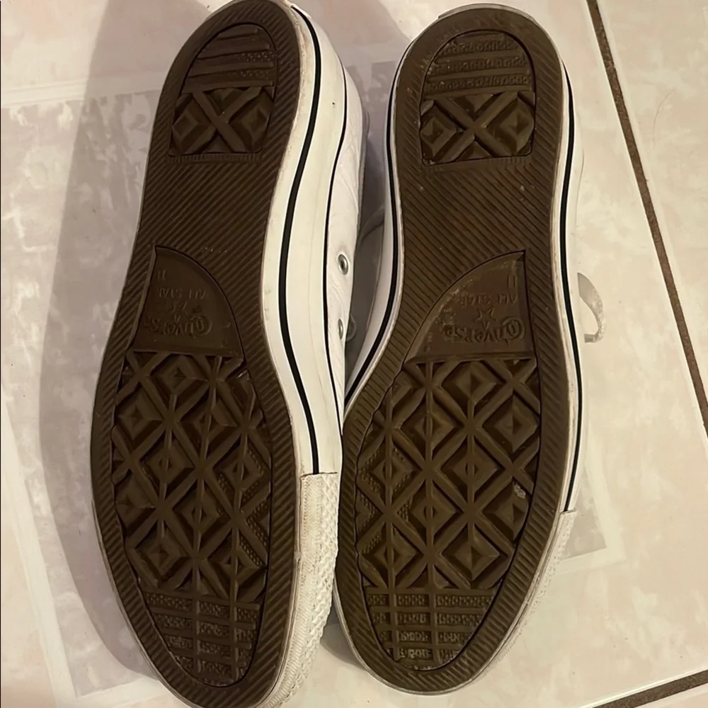 Converse Classic White Lace-Up Sneakers - Picture 4 of 7